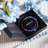 Blaue Sterne | 925er Sterlingsilber | Millefiori-Armband